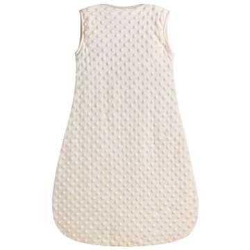 BABYINABAG Very Warm 2.5 Tog Quilted Winter Model Baby Sleep Bag or Sack, Plush Minky Dot for Infant...