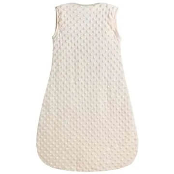 BABYINABAG Very Warm 2.5 Tog Quilted Winter Model Baby Sleep Bag or Sack, Plush Minky Dot for Infant...