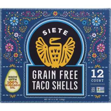 Siete Grain Free Taco Shells - Delightful, Healthy, and Versatile