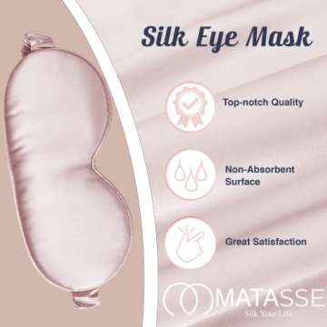 Buy Matasse 22 Momme Silk Eye Sleeping Mask - Luxurious Comfort