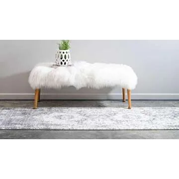 Unique Loom Rosso Traditional Vintage Area Rug 2x6 ft