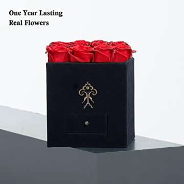 Premium roses, Bouquet of Flowers That Last a Year, Fresh Flowers Delivery Prime, Red Roses, Live Fl...