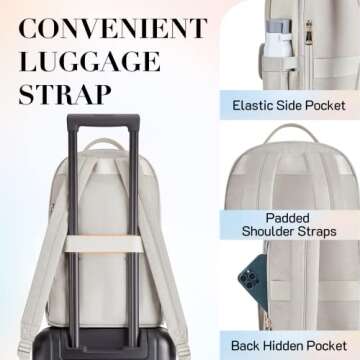 Missnine laptop backpack Fashion Travel Backpack Business Computer Backpack College Bookbag Casual Daypack for Work