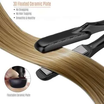 LOVANI Mini Flat Iron for Effortless Travel Styling