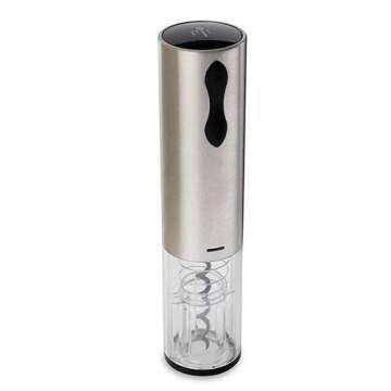 Pampered Chef Electric Wine Opener - Automatic Corkscrew Wine Bottle Opener with Foil Cutter Base | Rechargeable | #1489