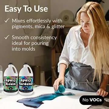 Crystal Clear Epoxy Resin Kit for Tumblers and Crafts