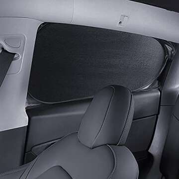 TEMAI Tesla Model Y Side Window Sunshades. (4 Pieces - 2 Front Windows and 2 Rear Windows)