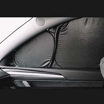 TEMAI Tesla Model Y Side Window Sunshades. (4 Pieces - 2 Front Windows and 2 Rear Windows)