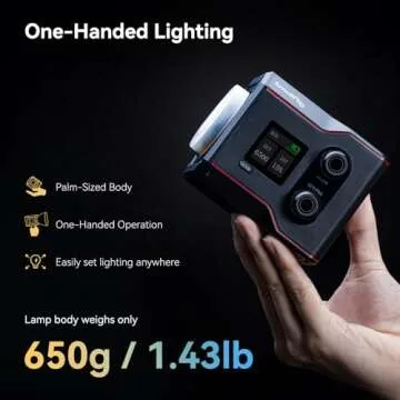SmallRig RC 60B COB Video Light - Portable & Powerful