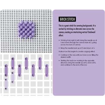 Needlepoint: A Modern Stitch Directory Card Deck: 50 creative stitches and techniques for tapestry embroidery