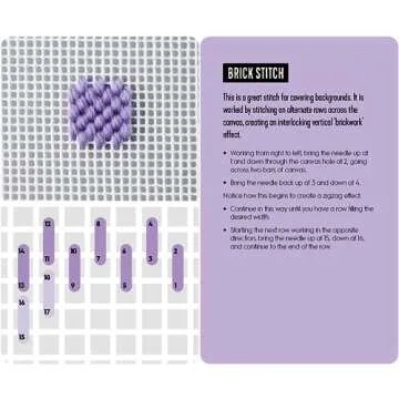 Needlepoint: A Modern Stitch Directory Card Deck: 50 creative stitches and techniques for tapestry embroidery