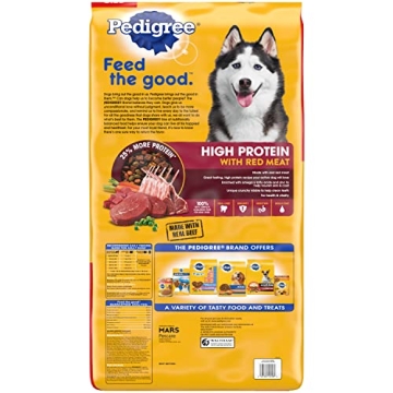 High Protein Adult Dog Food with Beef & Lamb 50 lb