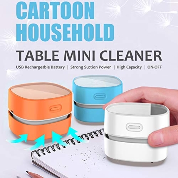 ODISTAR Mini Vacuum Cleaner: 400 Min Battery Life