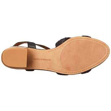 Lucky Brand Women's Nattika Braided High Heel Sandals
