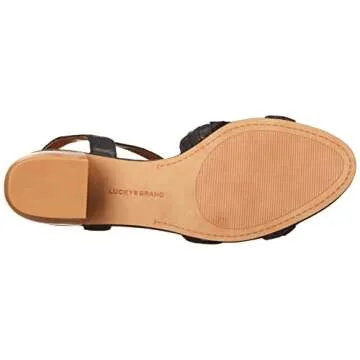 Lucky Brand Women's Nattika Braided High Heel Sandals