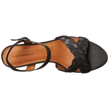 Lucky Brand Women's Nattika Braided High Heel Sandals
