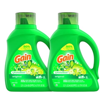 Gain Odor Defense Laundry Detergent for Fresh Scented Clothes
