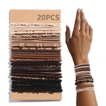 20 PCS Stylish Boho Hair Ties and Bracelets for All