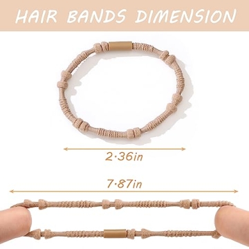 20 PCS Stylish Boho Hair Ties and Bracelets for All