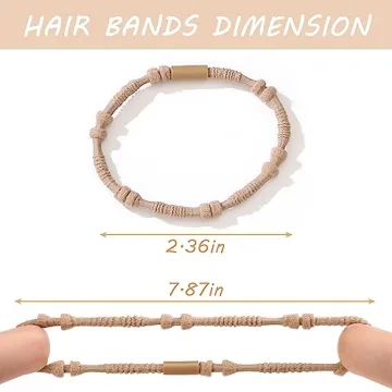 20 PCS Stylish Boho Hair Ties and Bracelets for All
