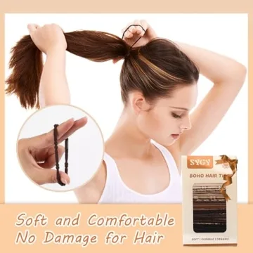 20 PCS Stylish Boho Hair Ties and Bracelets for All