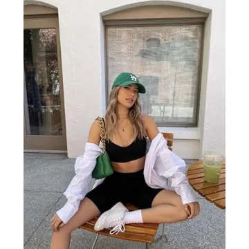 DHSO High Waisted Biker Shorts for Women-Comfort & Style