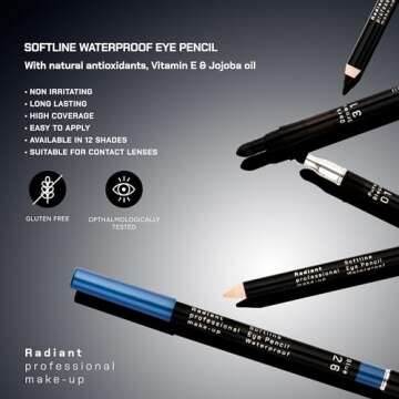 Radiant Professional Waterproof Eyeliner Pencil for Women