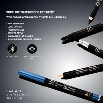 Radiant Professional Waterproof Eyeliner Pencil for Women