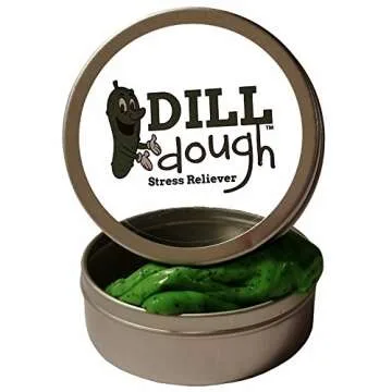 Dill Dough™ Deluxe Glow-in-The-Dark Stress Reliever Putty – Stress Relief Toys for Girlfriends P...