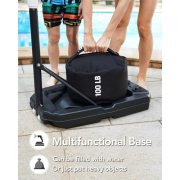 WIN.MAX Kids Basketball Hoop Adjustable Outdoor Indoor Fun