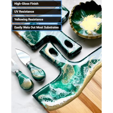 EcoPoxy Quality UVPoxy Table Top Coating Resin Kit