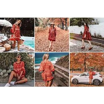 R.Vivimos Floral Tunic Dress - Comfortable Summer Style