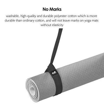 REEHUT Yoga Mat Strap - Durable Adjustable Carrier & Stretching Aid