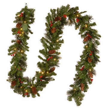 Stunning 9ft Pre-Lit Christmas Garland for Home Decor