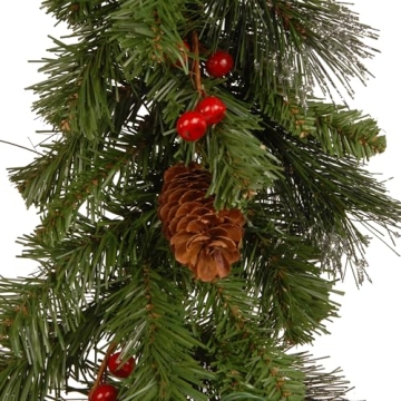 Stunning 9ft Pre-Lit Christmas Garland for Home Decor