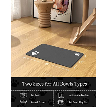 Pet Feeding Mat for Messy Drinkers Ideal Pet Accessory