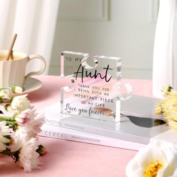 Unique Acrylic Aunt Gift - Best Aunt Ever Decor
