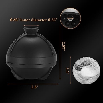 Golf Ball Ice Maker - Perfect for Whiskey Lovers