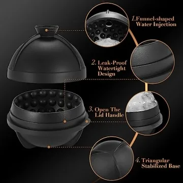 Golf Ball Ice Maker - Perfect for Whiskey Lovers