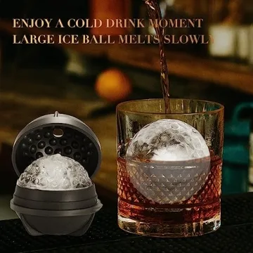 Golf Ball Ice Maker - Perfect for Whiskey Lovers