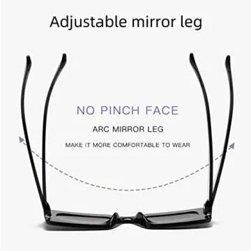 IKANOO Retro Rectangle Sunglasses for Women Vintage 90’s Candy Color Sunglasses Square Frame Y2K Eyewear (Pink)