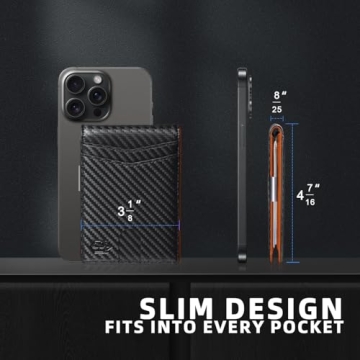 Zitahli Slim Wallet for Men with RFID Protection