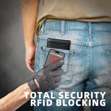 Zitahli Slim Wallet for Men with RFID Protection