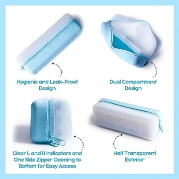 Visfresh Daily Contact Lens Case, Travel-Friendly Organizer