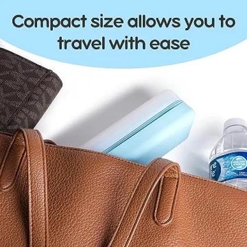 Visfresh Daily Contact Lens Case, Travel-Friendly Organizer