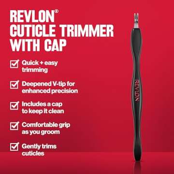 Revlon Cuticle Trimmer for Gentle, Precise Nail Care