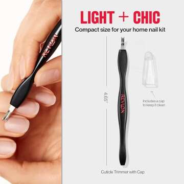 Revlon Cuticle Trimmer for Gentle, Precise Nail Care