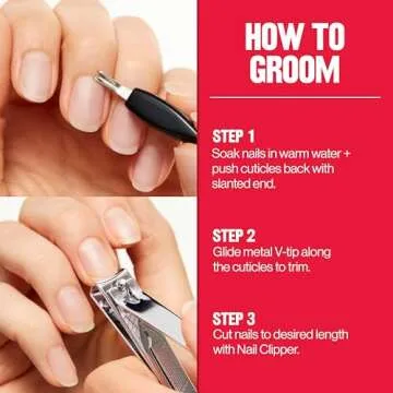 Revlon Cuticle Trimmer for Gentle, Precise Nail Care