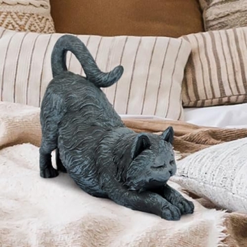 Design Toscano Playful Cat Stretching Statue for Cat Lovers