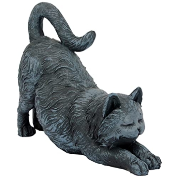 Design Toscano Playful Cat Stretching Statue for Cat Lovers